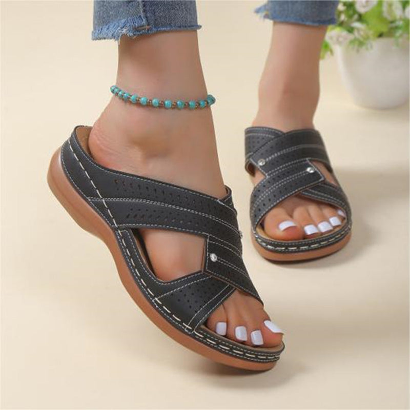 Women's Casual Slippers with Platform Sole