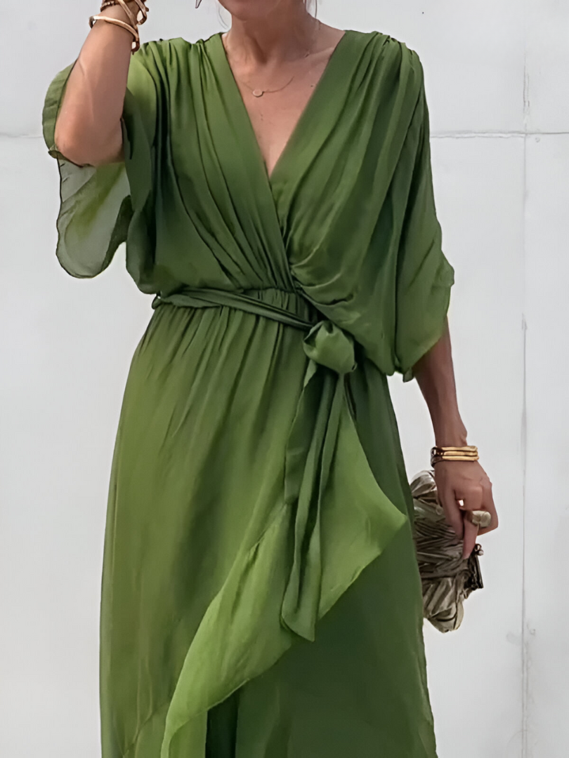 Women's Flowy Maxi Dress for Summer Occasions with Lightweight Fabric