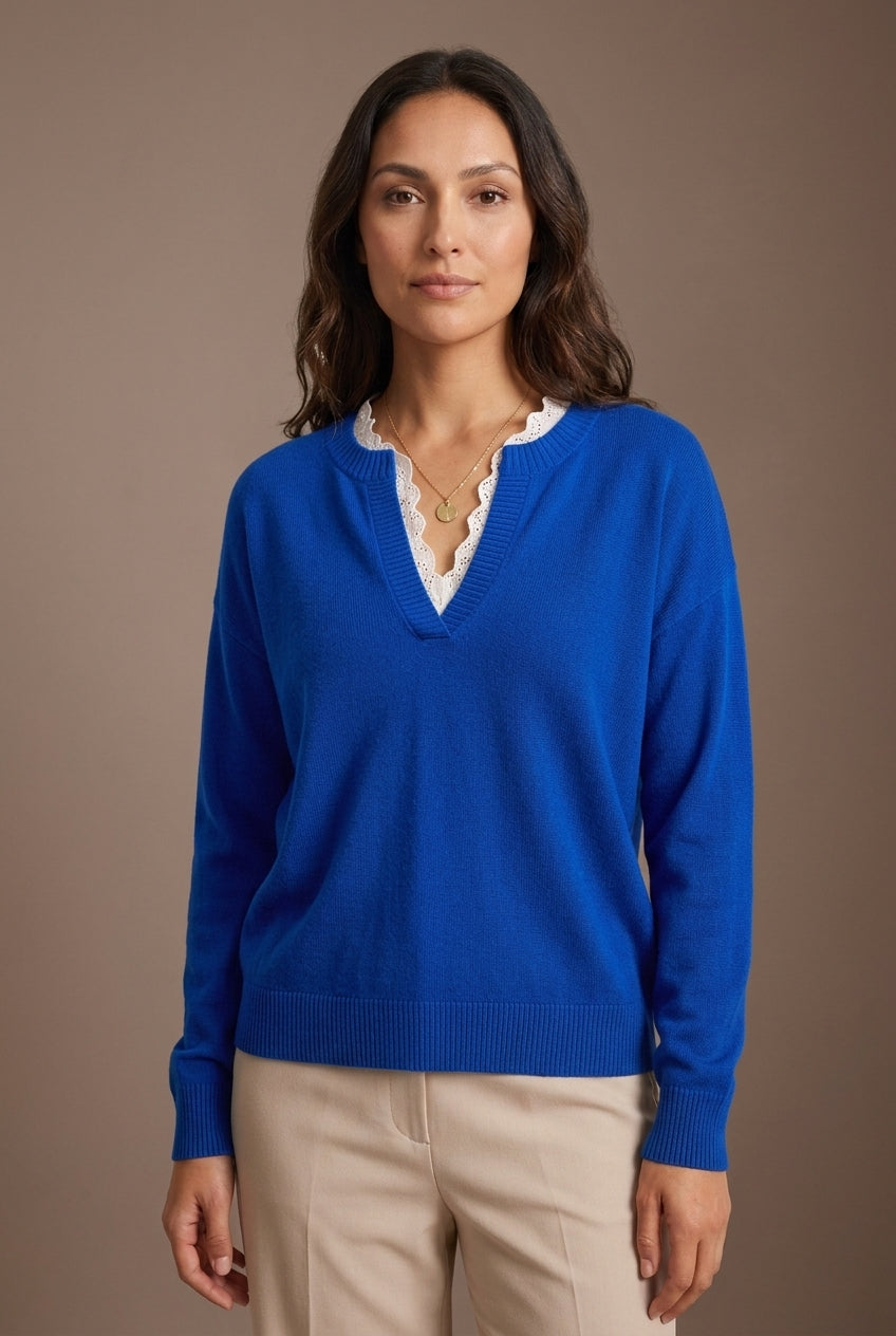 Women's Lace Top with Flattering Silhouette