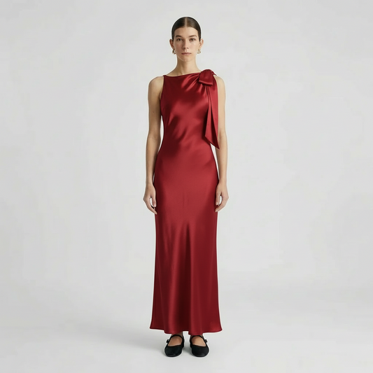 Eleanor | Sleeveless Maxi Dress with Round Neckline