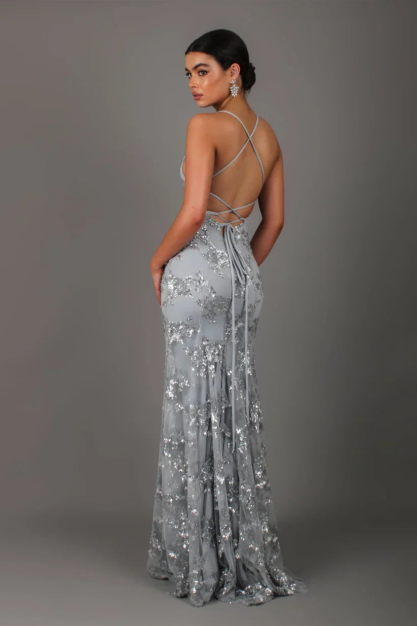 Serena | Sequin Formal Maxi Dress