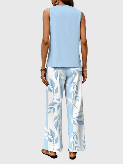 poppy | wide leg two-piece pants set