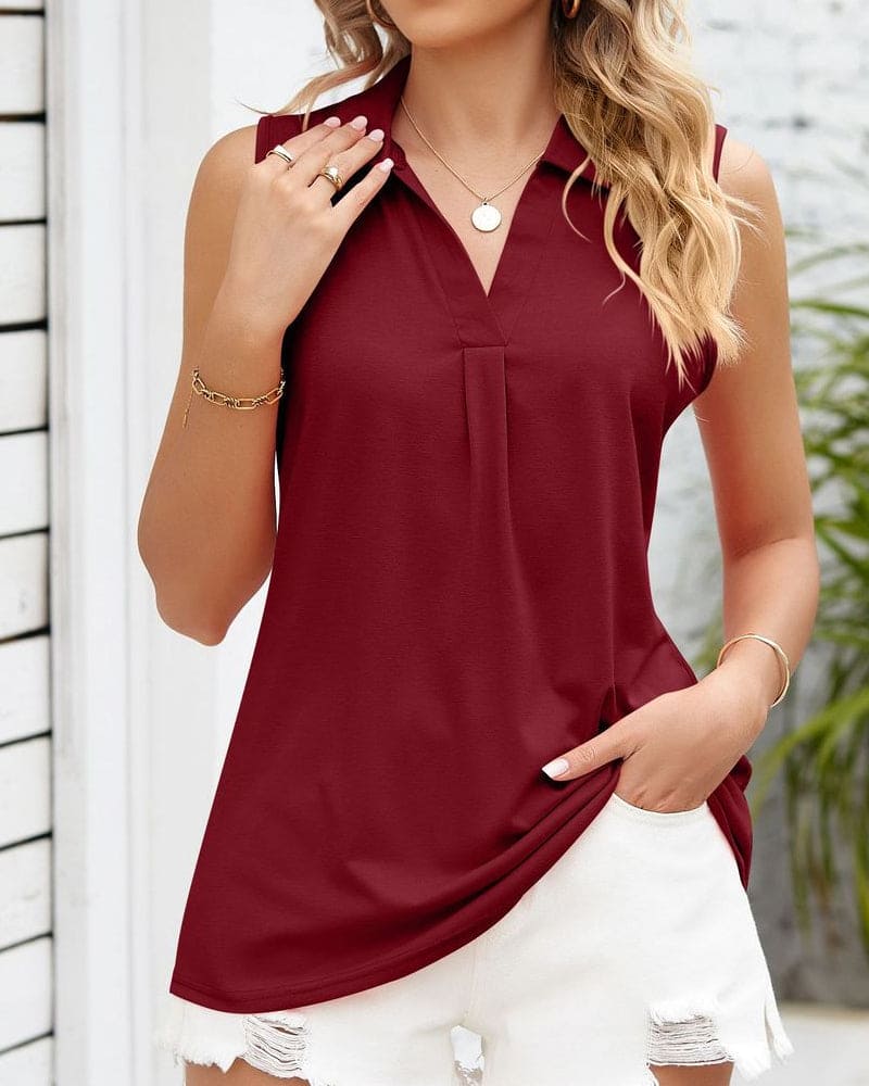 livia | lightweight sleeveless blouse