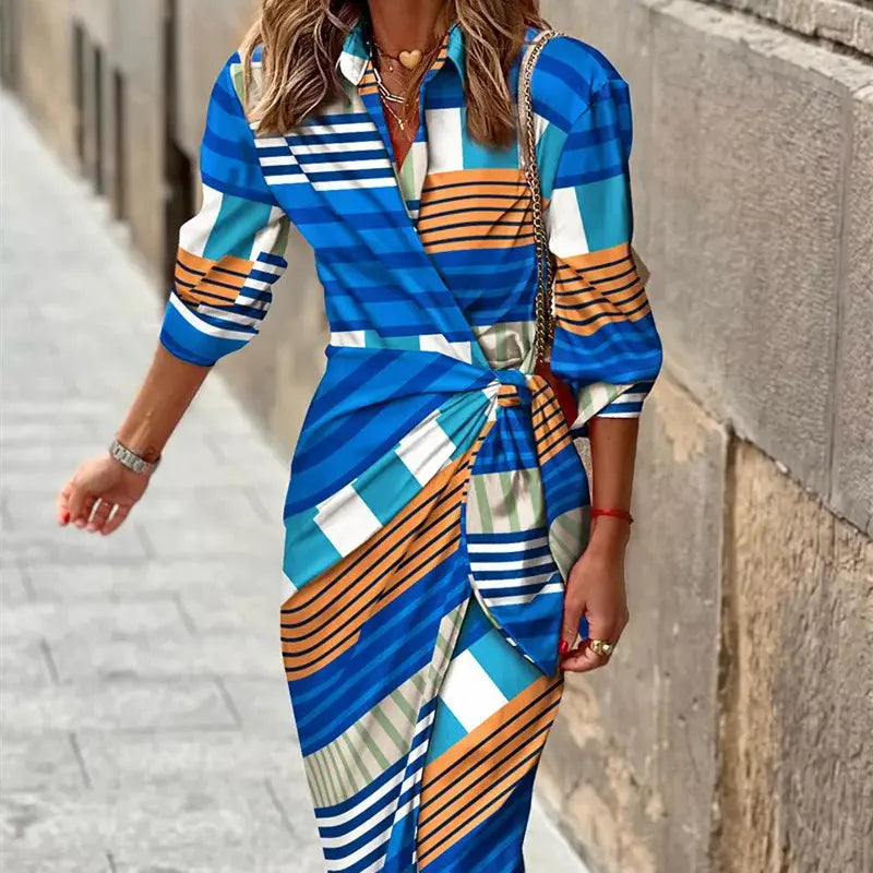 Elodie | Printed Wrap Maxi Dress