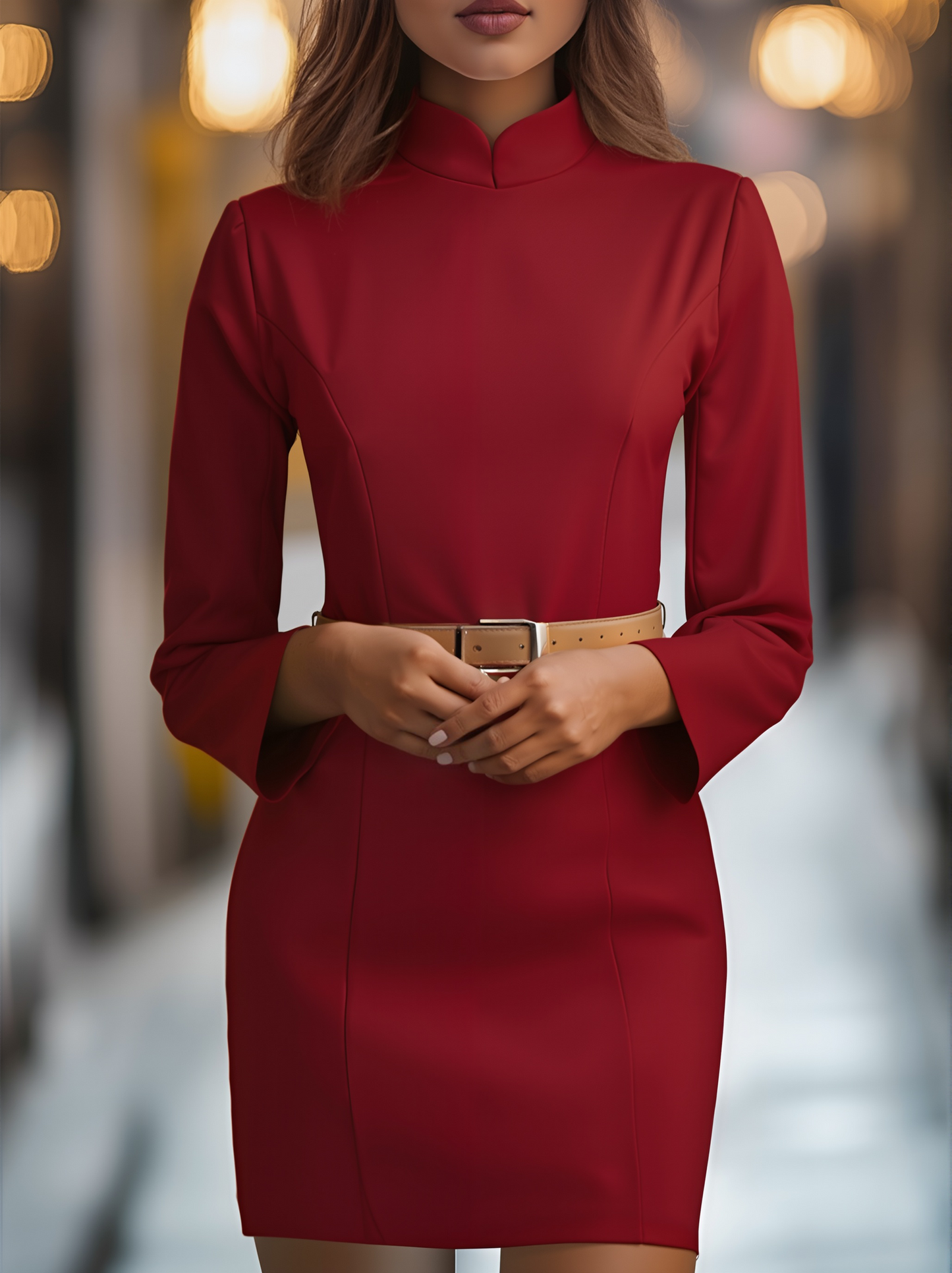 Alice | A-Line Dress with Belt