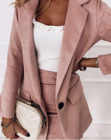 daisy | two-piece knit set rose
