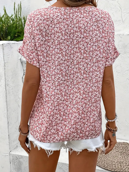 Isla | Floral Print Summer Blouse