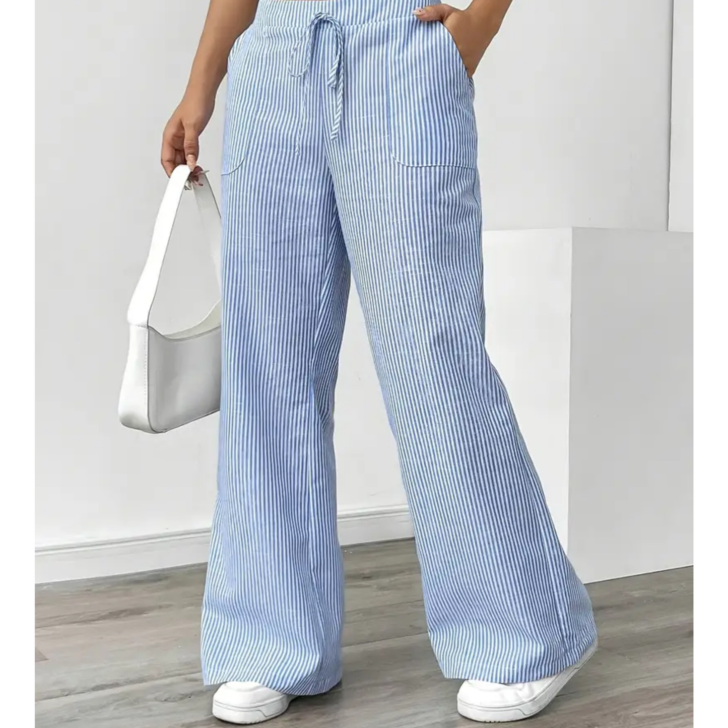 daisy | striped relaxed pant with pockets