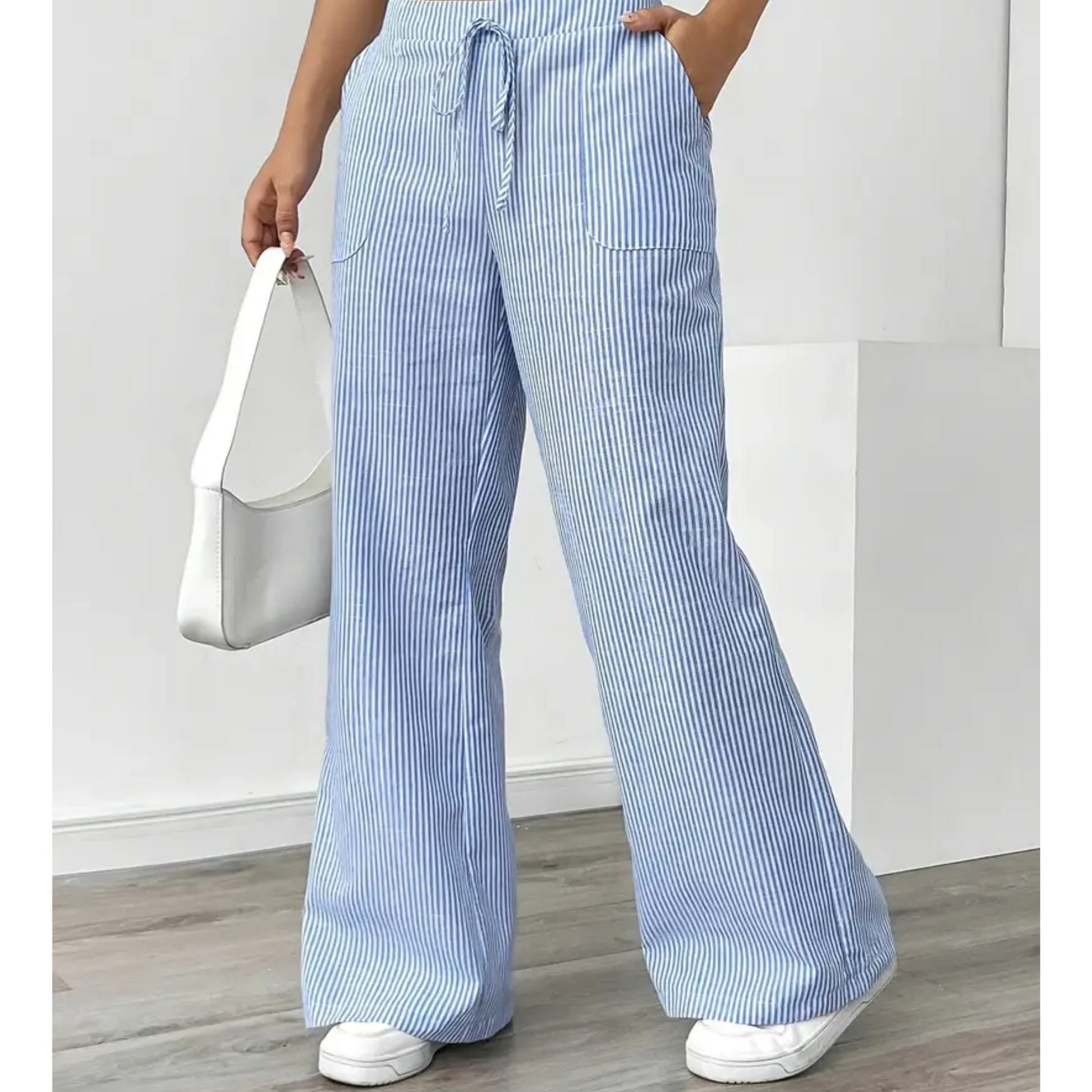daisy | striped relaxed pant with pockets