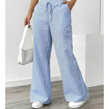 daisy | striped relaxed pant with pockets