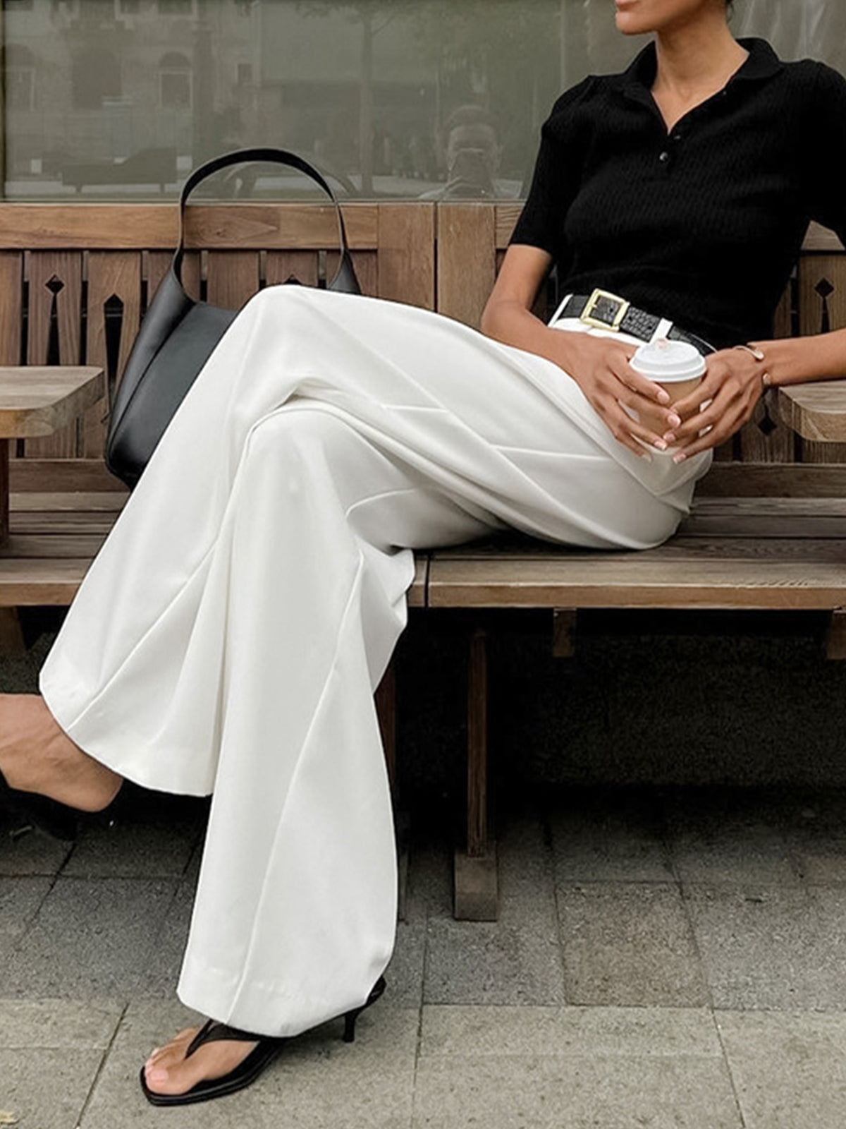 daisy | wide-leg office trousers