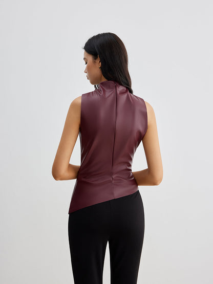 ella | sleeveless high neck top for summer