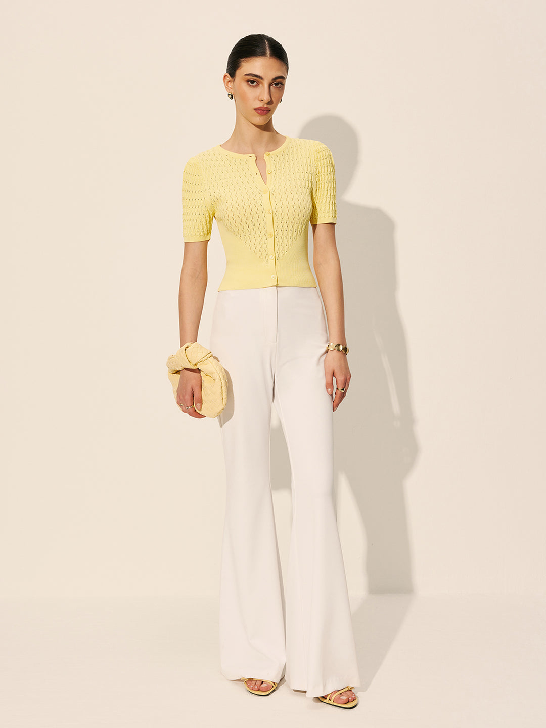 Sophie | Elegant Button-Front Knit Top