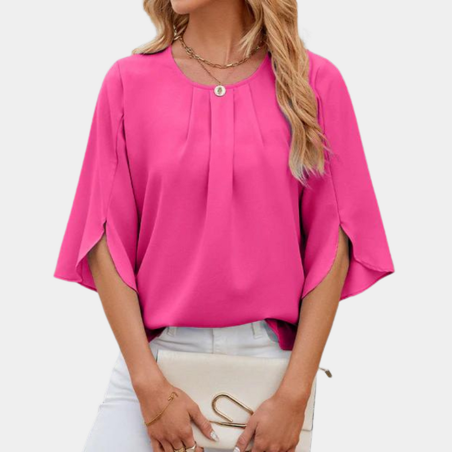 Ivy | Refined Pleated Top for Effortless Elegance