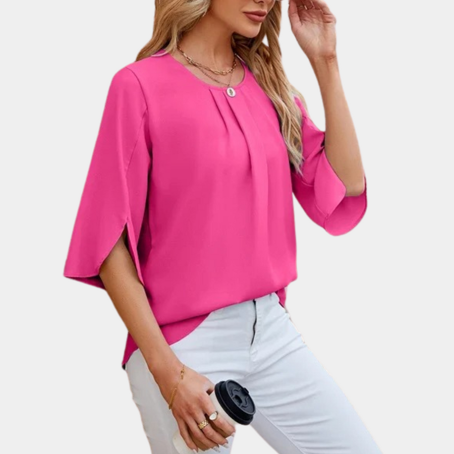 Ivy | Refined Pleated Top for Effortless Elegance
