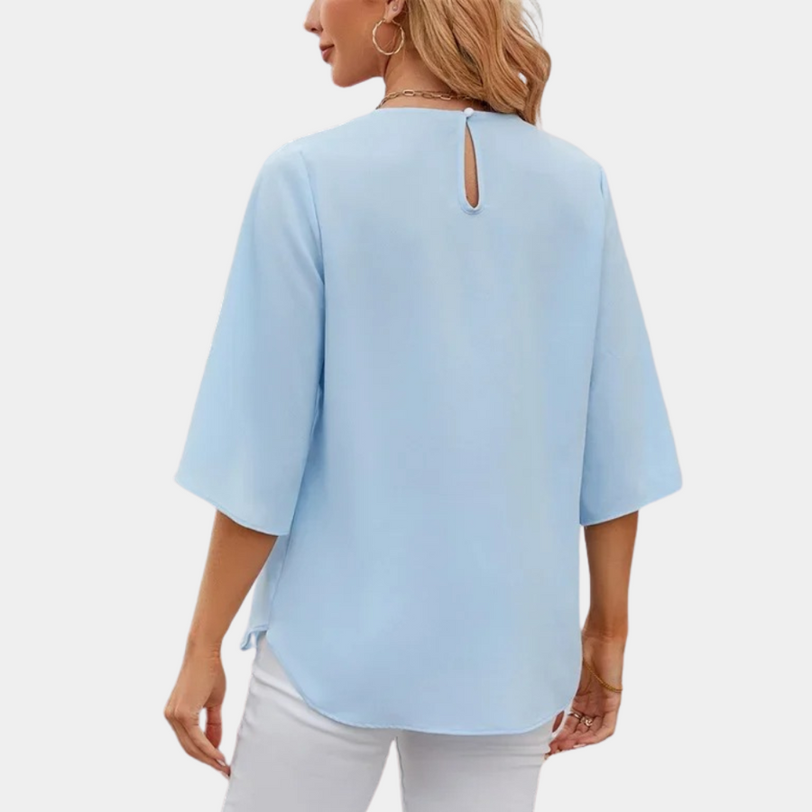 Ivy | Refined Pleated Top for Effortless Elegance