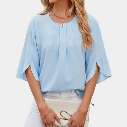 Ivy | Refined Pleated Top for Effortless Elegance