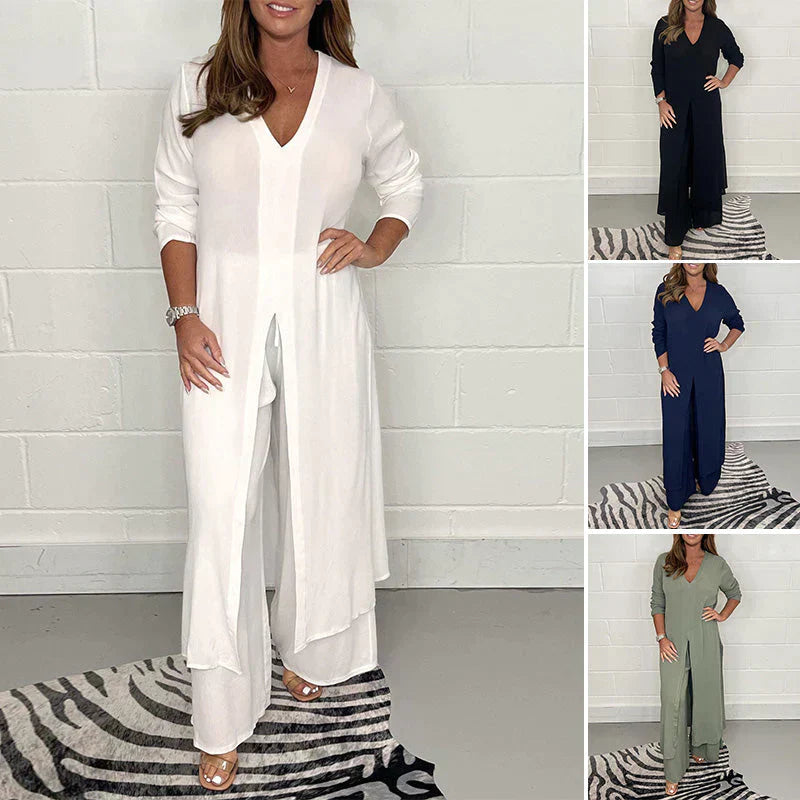 violet | relaxed two-piece loungewear set