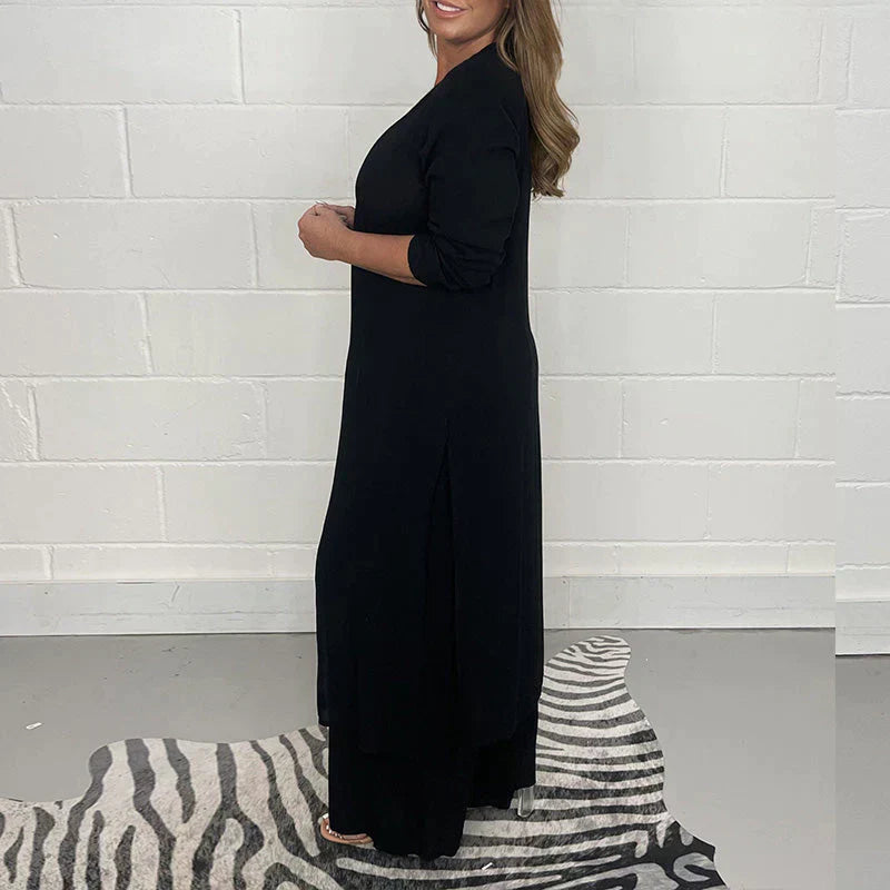violet | relaxed two-piece loungewear set