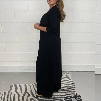 violet | relaxed two-piece loungewear set