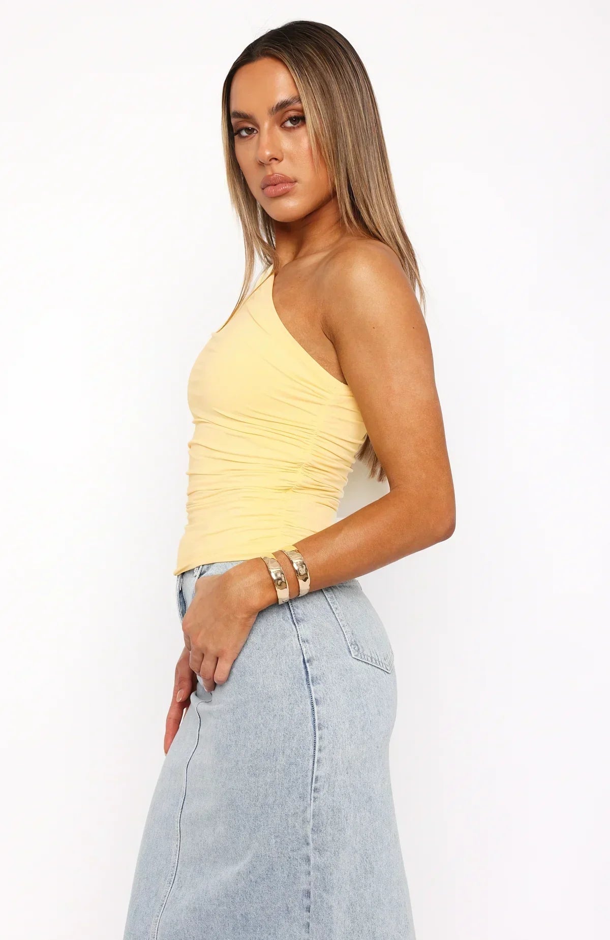 Alicia | Twisted One-Shoulder Top