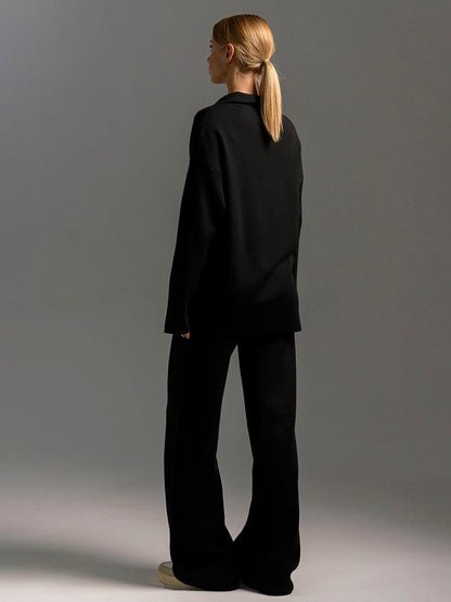 cecilia | collared relaxed lounge set