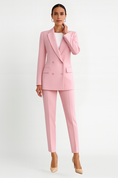 ophelia | tailored blazer and trousers set pink