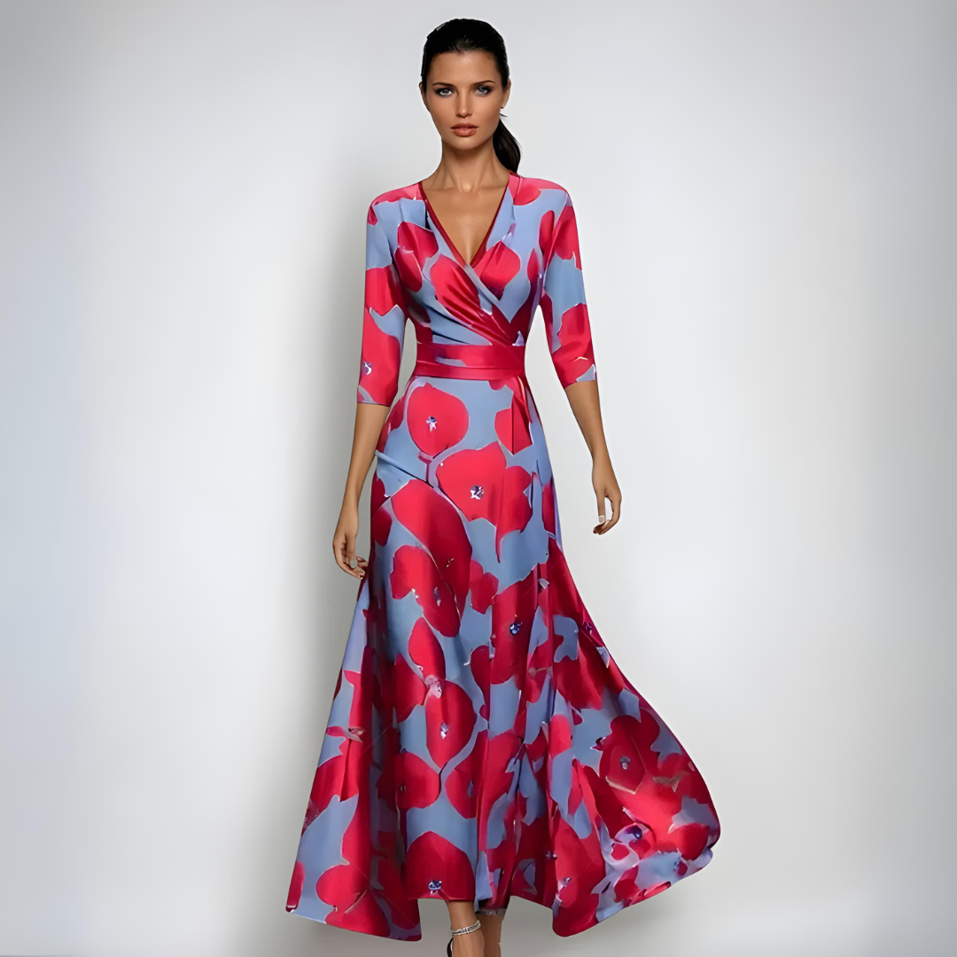 Ivy | Elegant Floral Dress for Summer