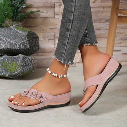 daisy | orthopedic summer sandals pink