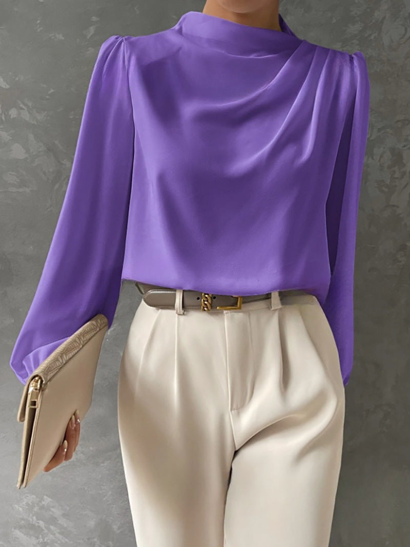 Celesta | Elegant Relaxed Long Sleeve Blouse