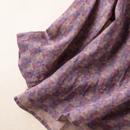 solara | summer print relaxed blouse