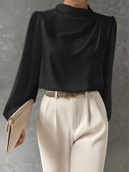 Celesta | Elegant Relaxed Long Sleeve Blouse