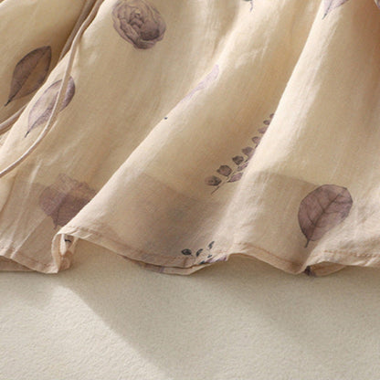 verdant | floral relaxed blouse
