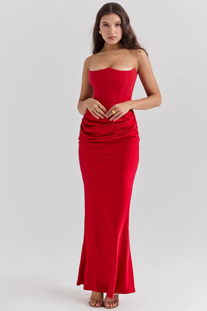 Amelia | Strapless Corset Dress