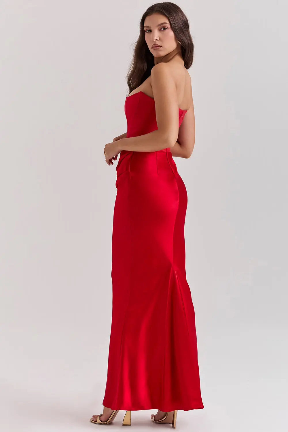 Amelia | Strapless Corset Dress