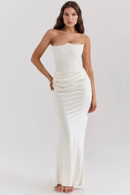 Amelia | Strapless Corset Dress