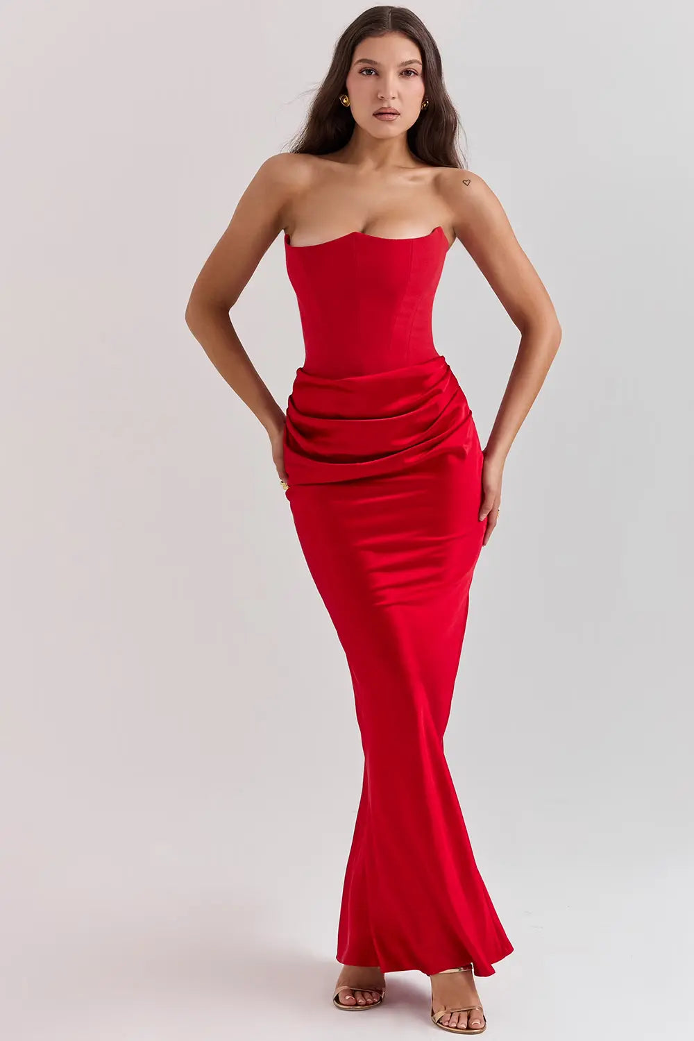 Amelia | Strapless Corset Dress