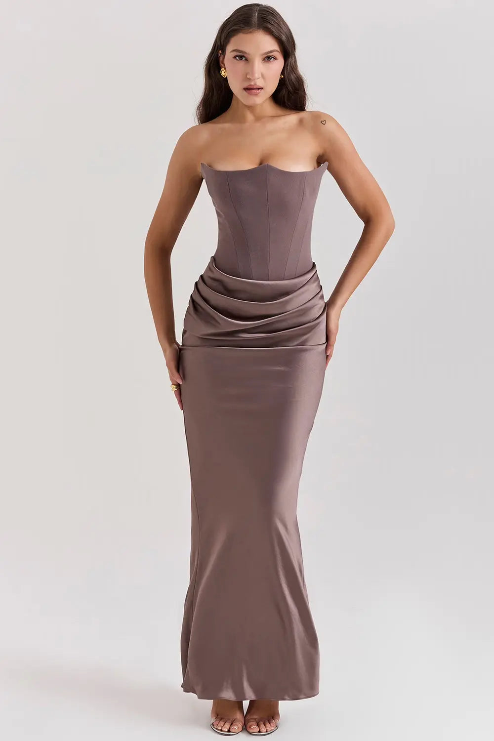 Amelia | Strapless Corset Dress