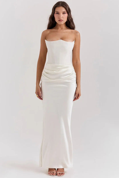 Amelia | Strapless Corset Dress