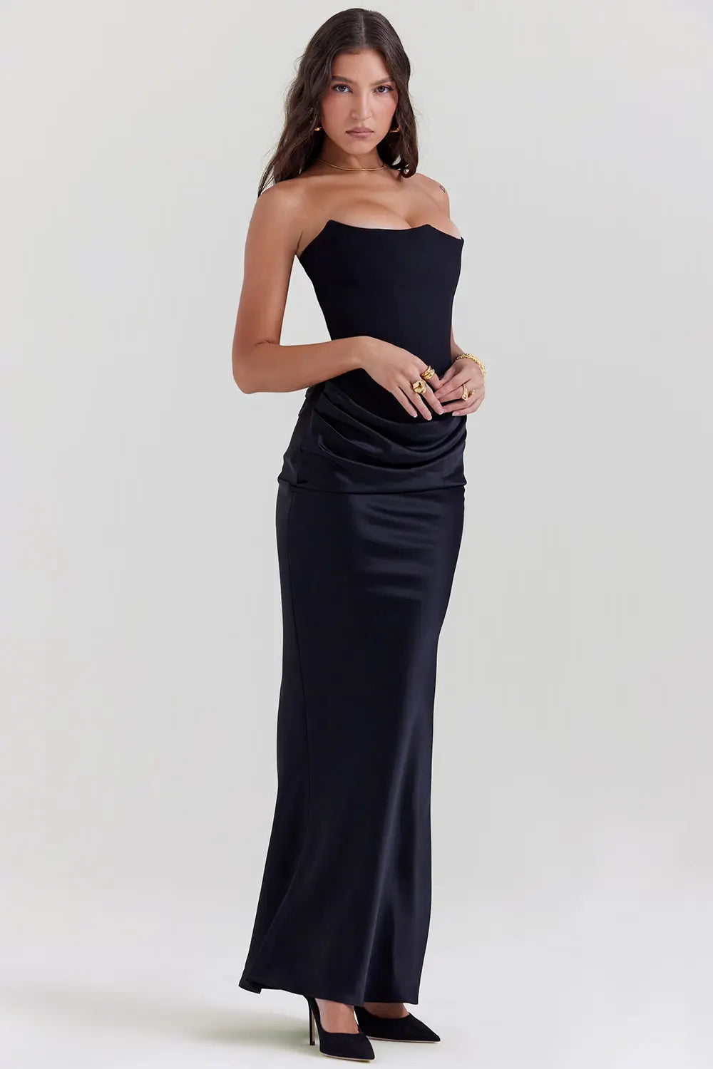 Amelia | Strapless Corset Dress