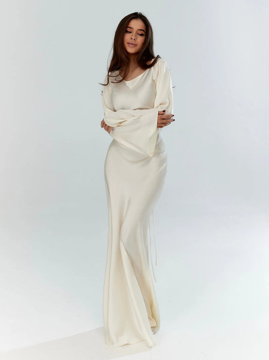 Elsie | Effortless Long-Sleeve Maxi Dress