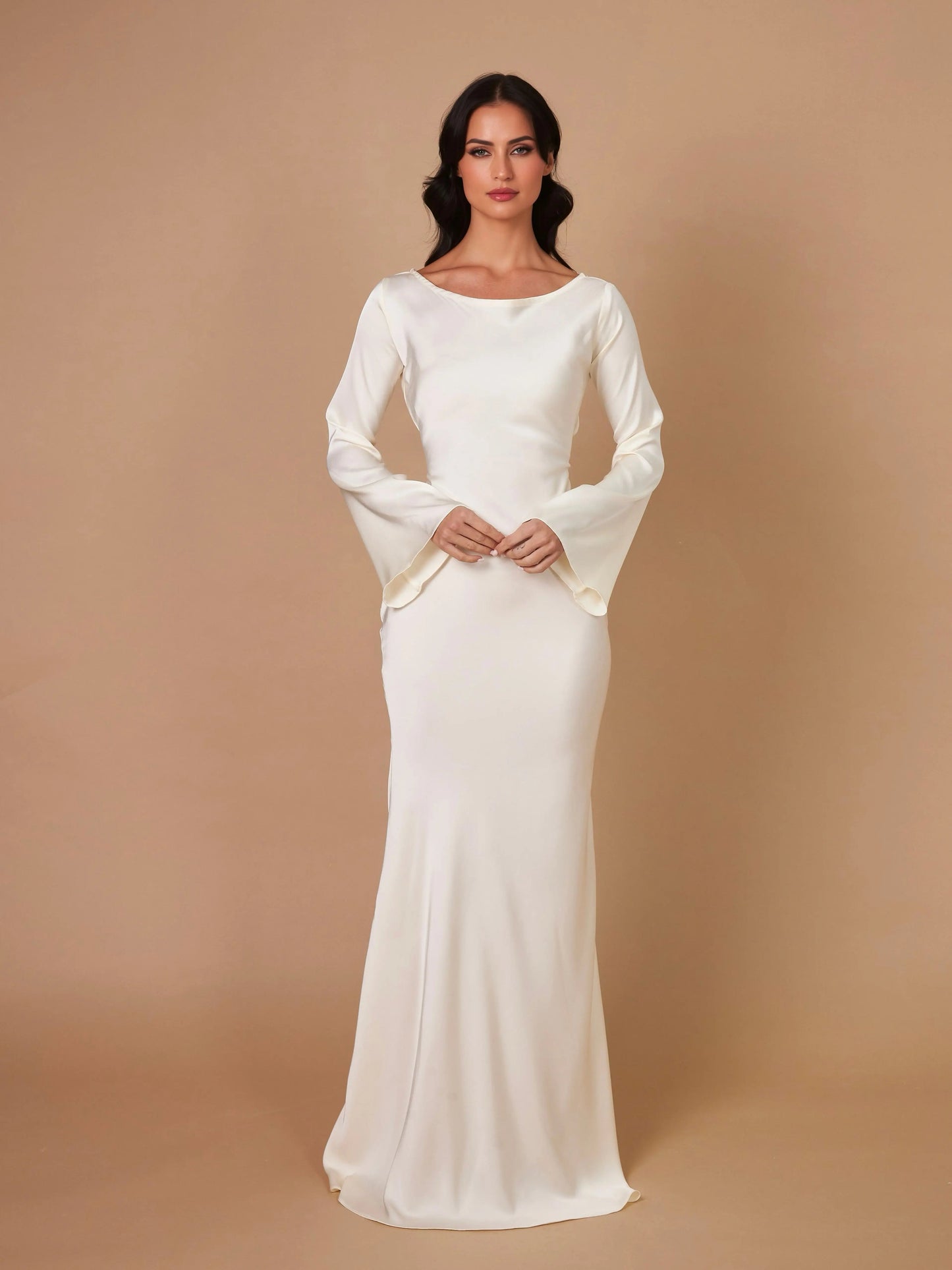 Elsie | Effortless Long-Sleeve Maxi Dress