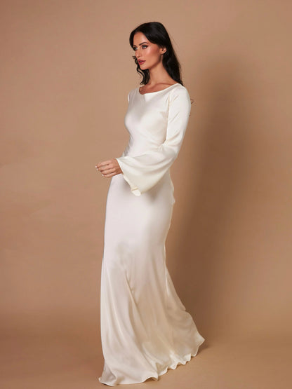 Elsie | Effortless Long-Sleeve Maxi Dress