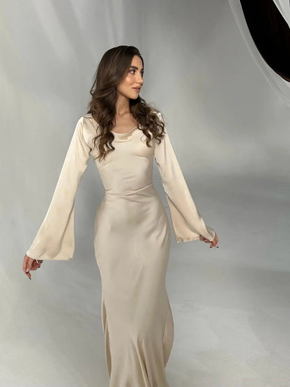 Elsie | Effortless Long-Sleeve Maxi Dress