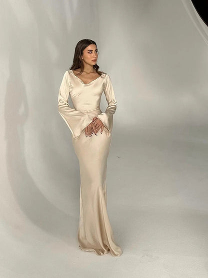 Elsie | Effortless Long-Sleeve Maxi Dress