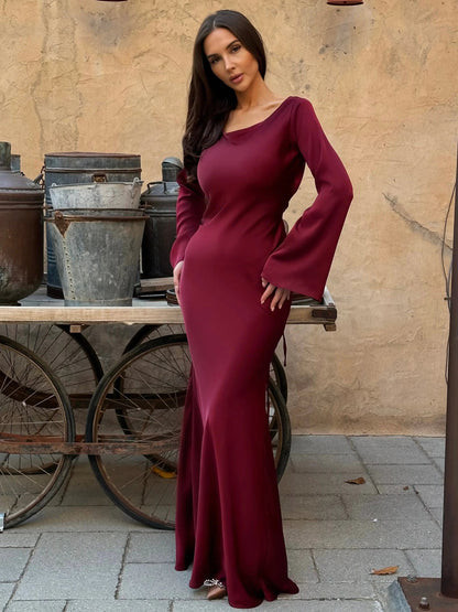 Elsie | Effortless Long-Sleeve Maxi Dress