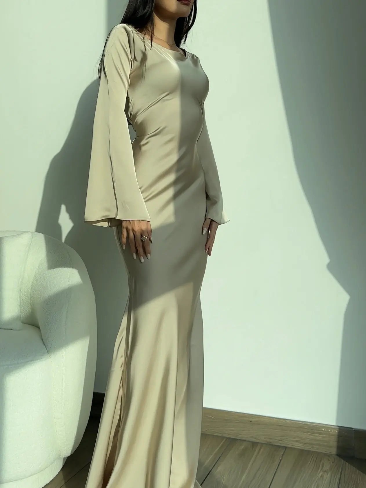Elsie | Effortless Long-Sleeve Maxi Dress