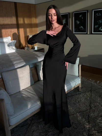 Elsie | Effortless Long-Sleeve Maxi Dress