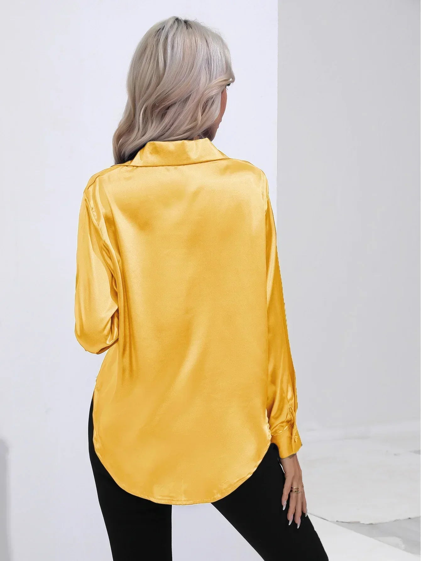 Annie | Elegant Satin Blouse for Refined Workwear
