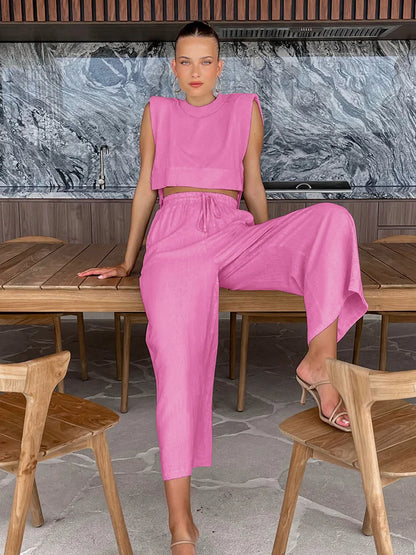 daisy | relaxed two-piece set pink